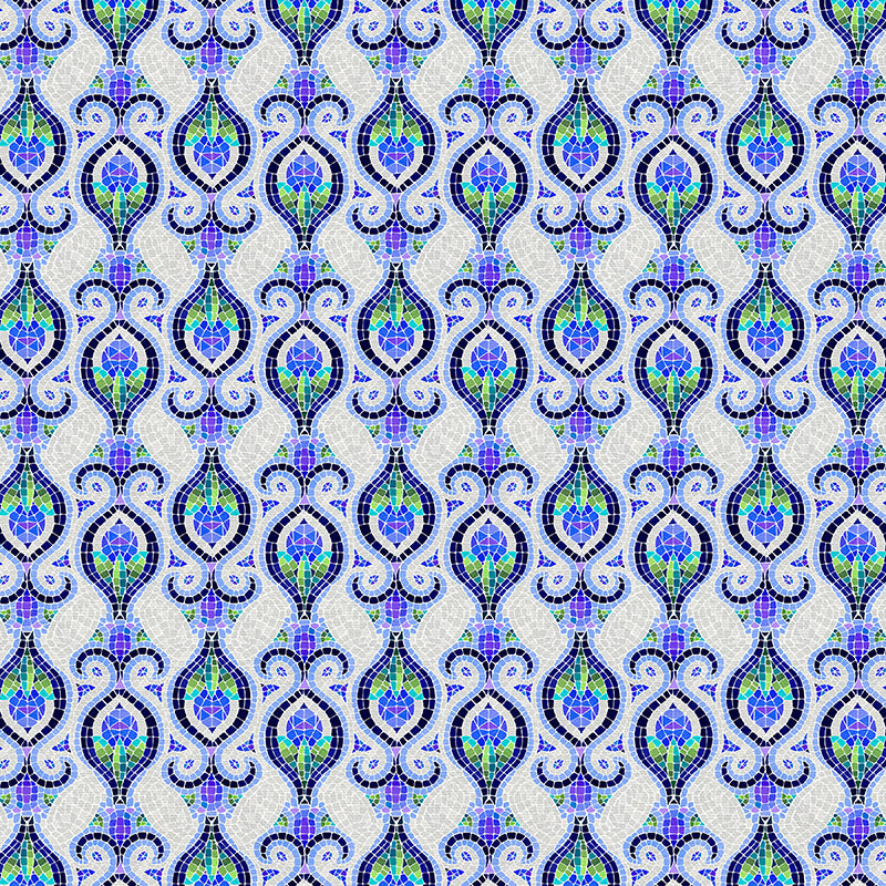 Framed Buds - Grey/Blue