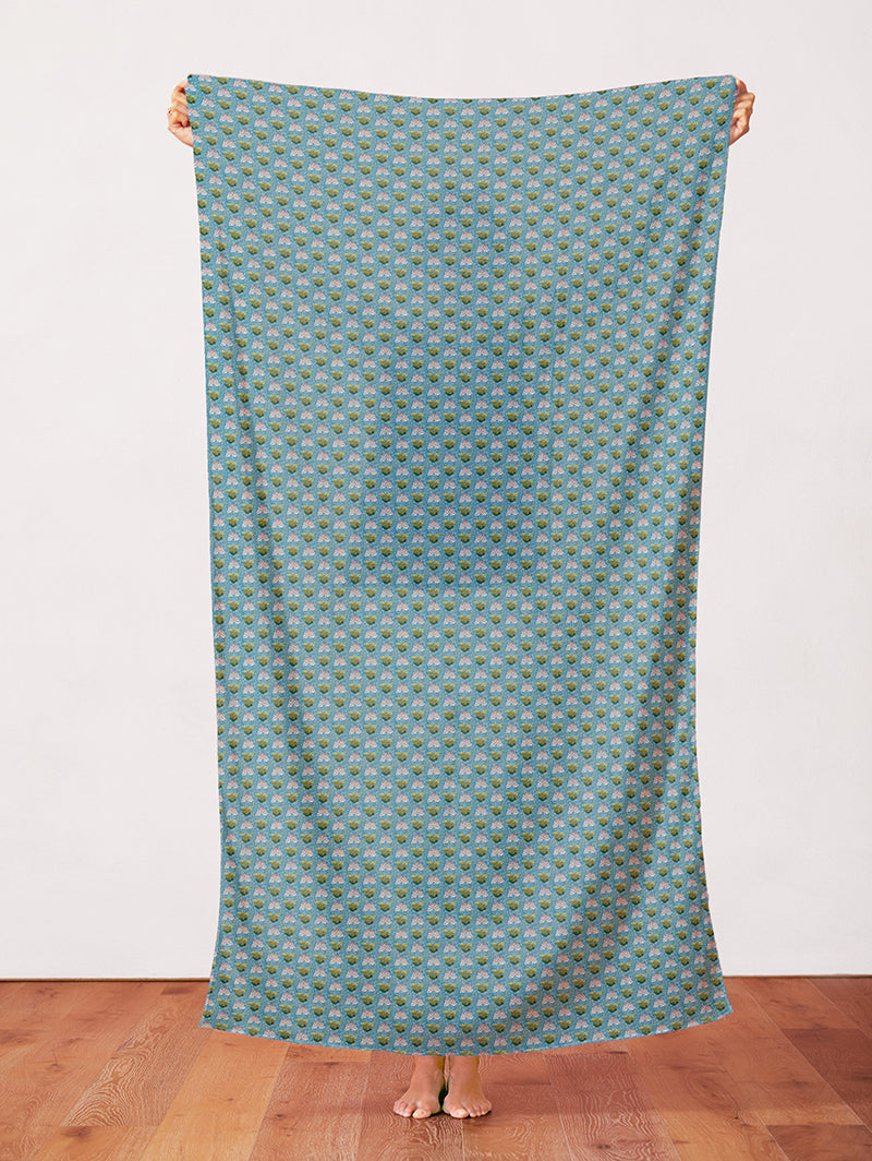 Tulip Petals - Aqua/Pink