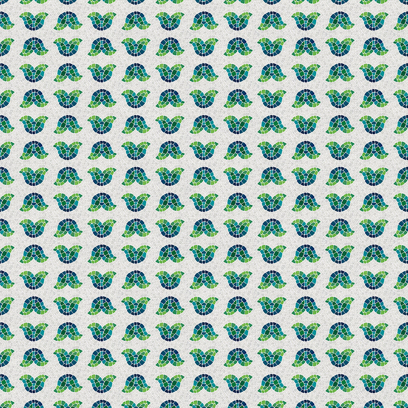 Tulip Petals - Green/Blue