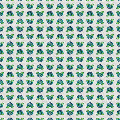 Tulip Petals - Green/Blue