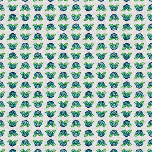 Tulip Petals - Green/Blue