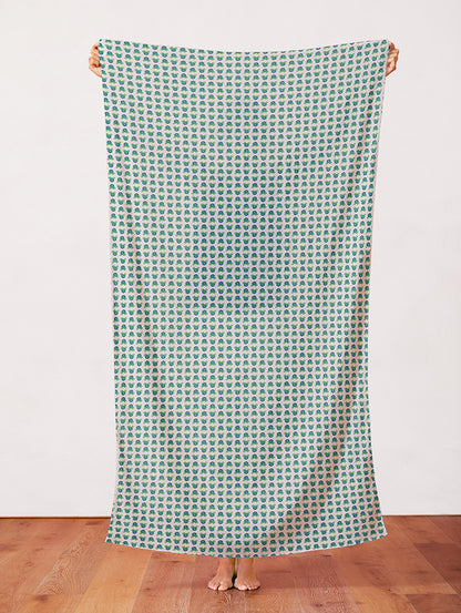 Tulip Petals - Green/Blue