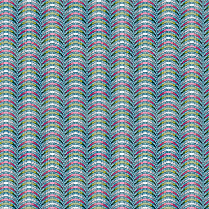 Arch Stripe - Aqua/Pink