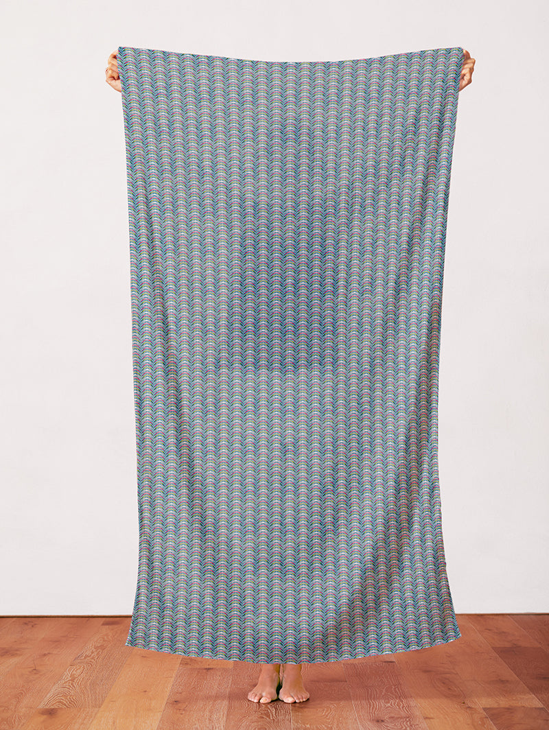 Arch Stripe - Aqua/Pink