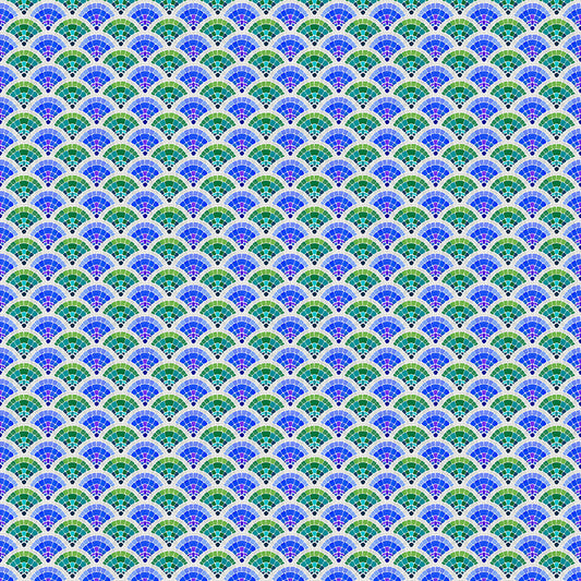 Scallop - Green/Blue