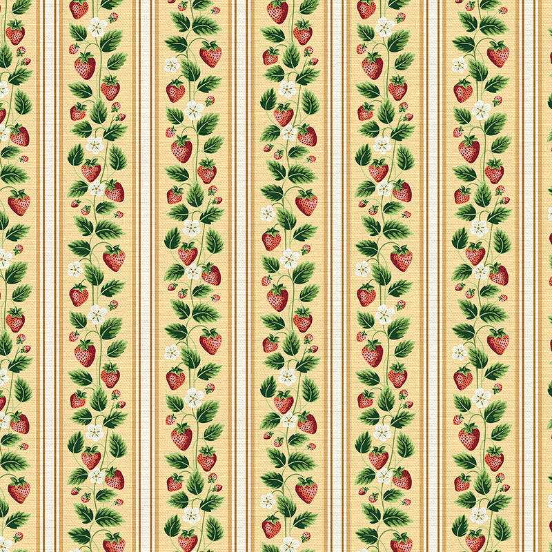 Strawberry Stripe - Yellow