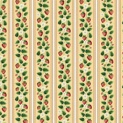 Strawberry Stripe - Yellow