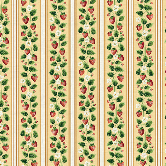 Strawberry Stripe - Yellow