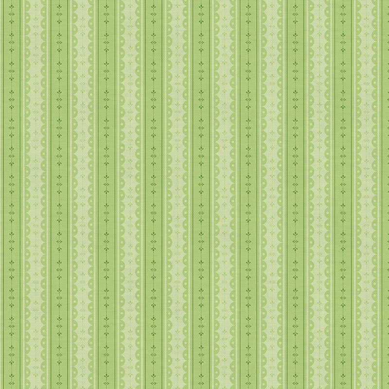 Scallop Stripe - Green