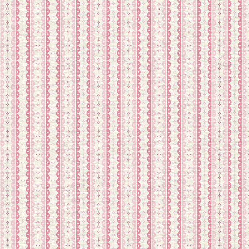 Scallop Stripe - Pink