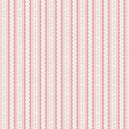 Scallop Stripe - Pink