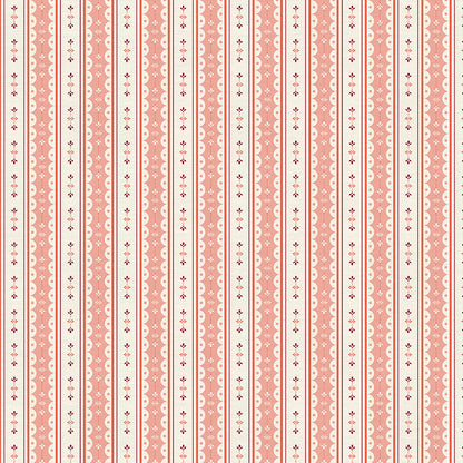Scallop Stripe - Red