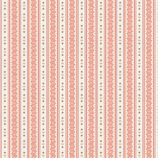 Scallop Stripe - Red