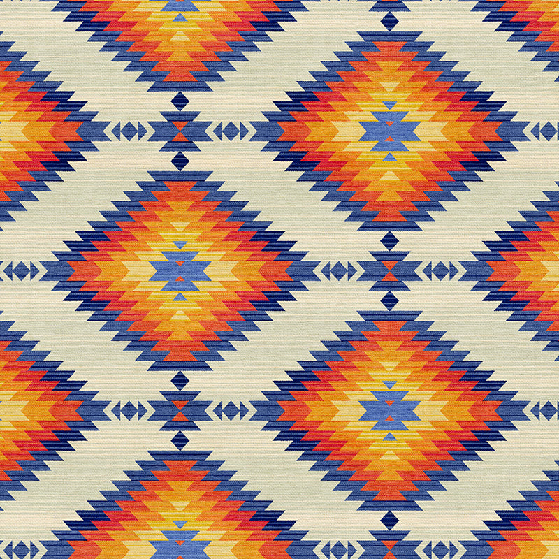 Desert Horizon - Blue/Red