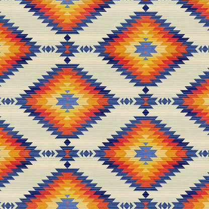 Desert Horizon - Blue/Red