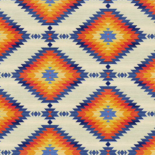 Desert Horizon - Blue/Red