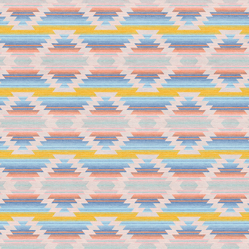 Woven Trails - Yellow/Lavender