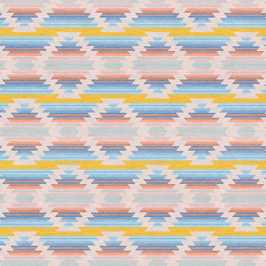 Woven Trails - Yellow/Lavender