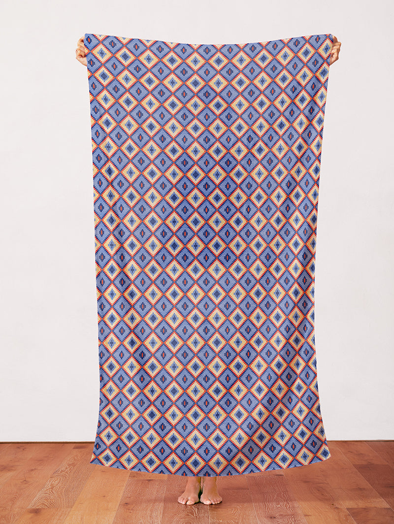 Desert Geometry - Blue/Red