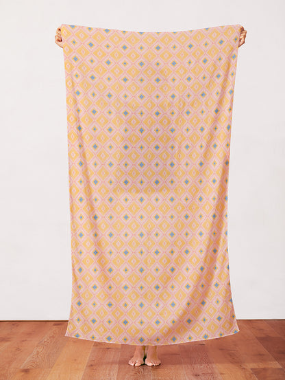 Desert Geometry - Yellow/Peach