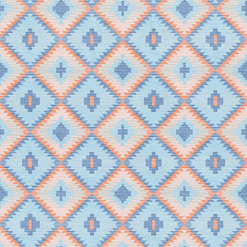 Desert Geometry - Light Blue