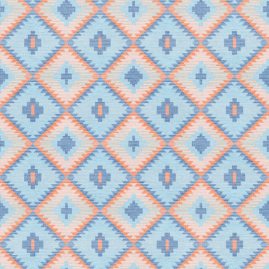 Desert Geometry - Light Blue