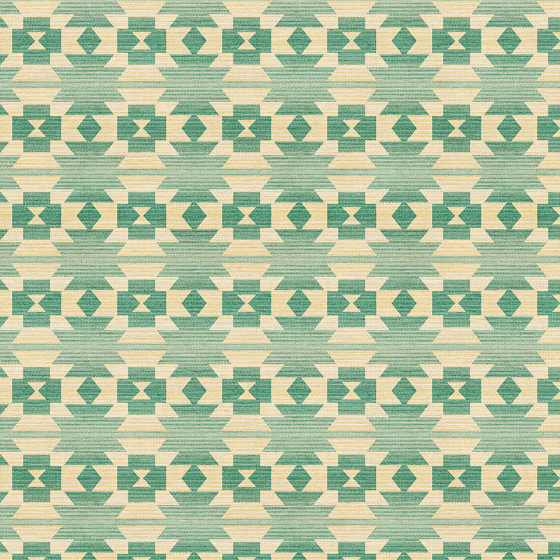 Canyon Trails - Green/Cream