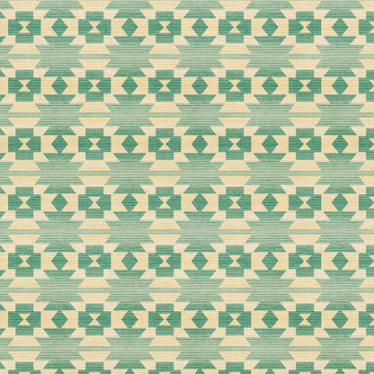 Canyon Trails - Green/Cream