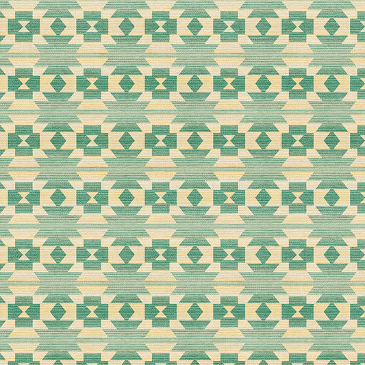 Canyon Trails - Green/Cream