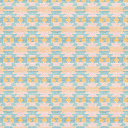 Canyon Trails - Teal/Peach