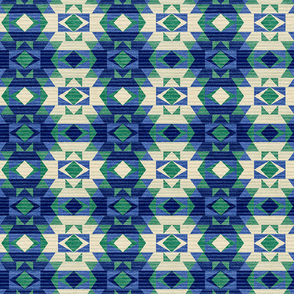 Desert Moon - Blue/Green