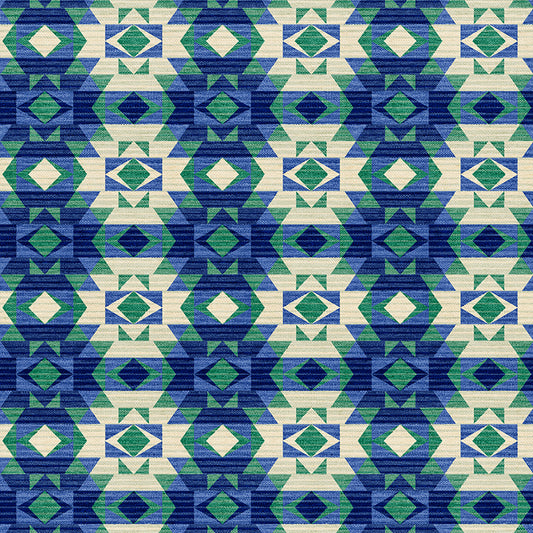 Desert Moon - Blue/Green