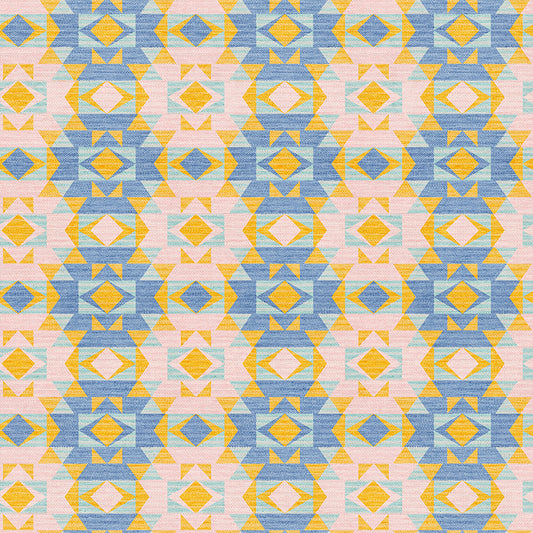 Desert Moon - Peach/Teal