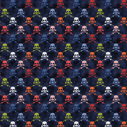 Skulls - Blue