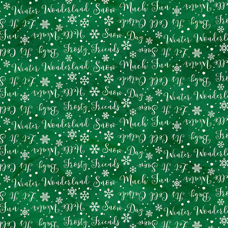 Holiday Words - Green