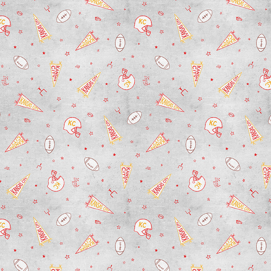 Pennant Flag Toss - Grey/White