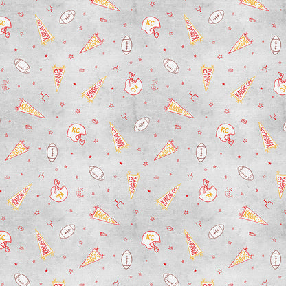 Pennant Flag Toss - Grey/White