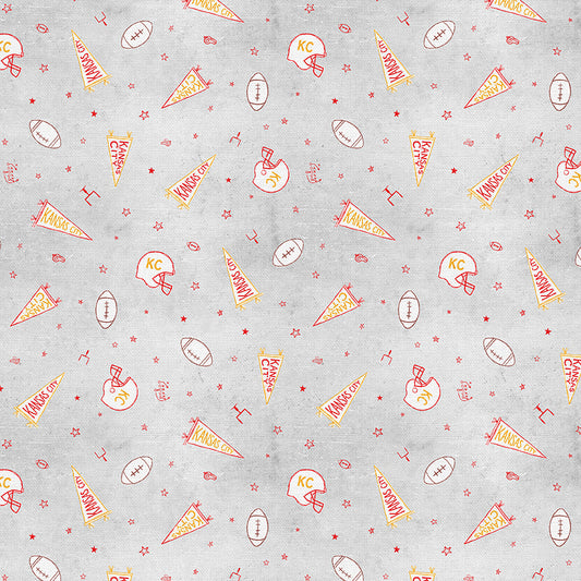 Pennant Flag Toss - Grey/White