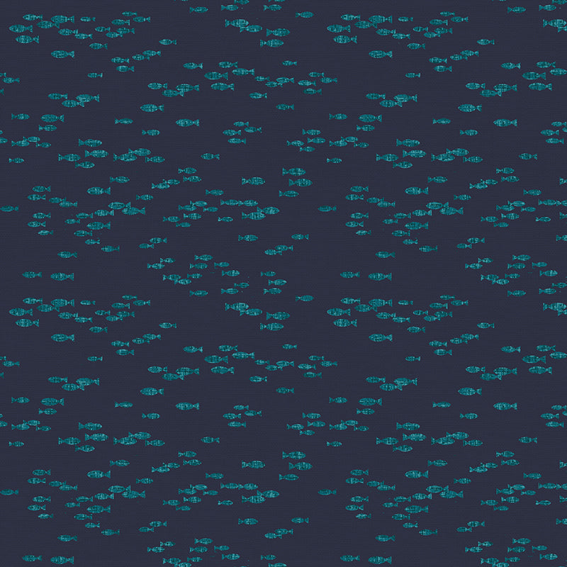School of Fish - Dark Blue