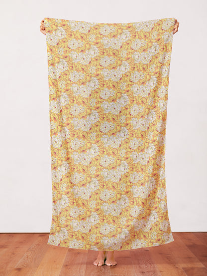 Large Floral - Yellow
