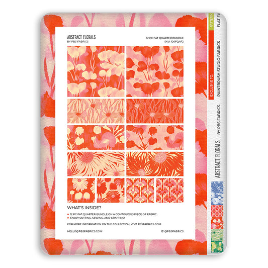 Abstract Florals - Flat Fat Stack 12 PC
