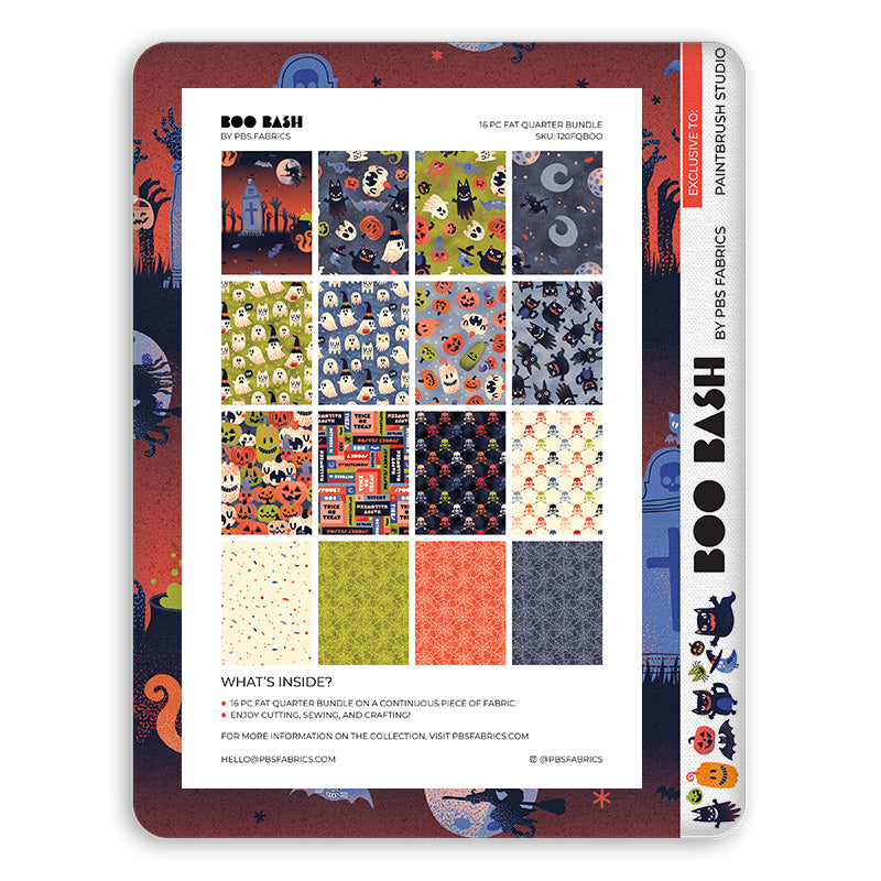 Boo Bash - Flat Fat Stack 16 PC