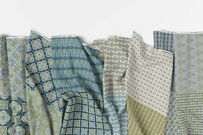 Blockprint Chic - Flat Fat Stack 14 PC