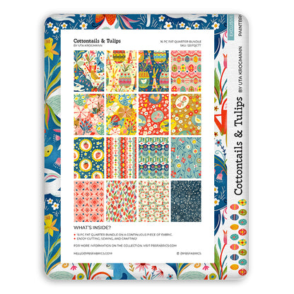 Cottontails & Tulips - Flat Fat Stack 16 PC