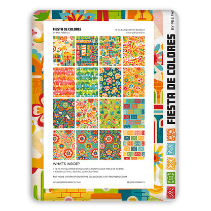 Fiesta De Colores - Flat Fat Stack 16 PC