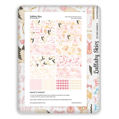 Lullaby Skies - Pink - Flat Fat Stack 12 PC