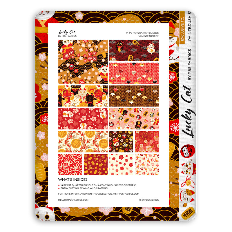 Lucky Cat - Flat Fat Stack 14 PC