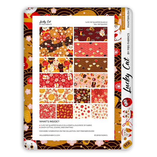 Lucky Cat - Flat Fat Stack 14 PC