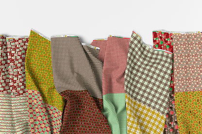 The Mahj Life - Brown/Red - Flat Fat Stack 14 PC