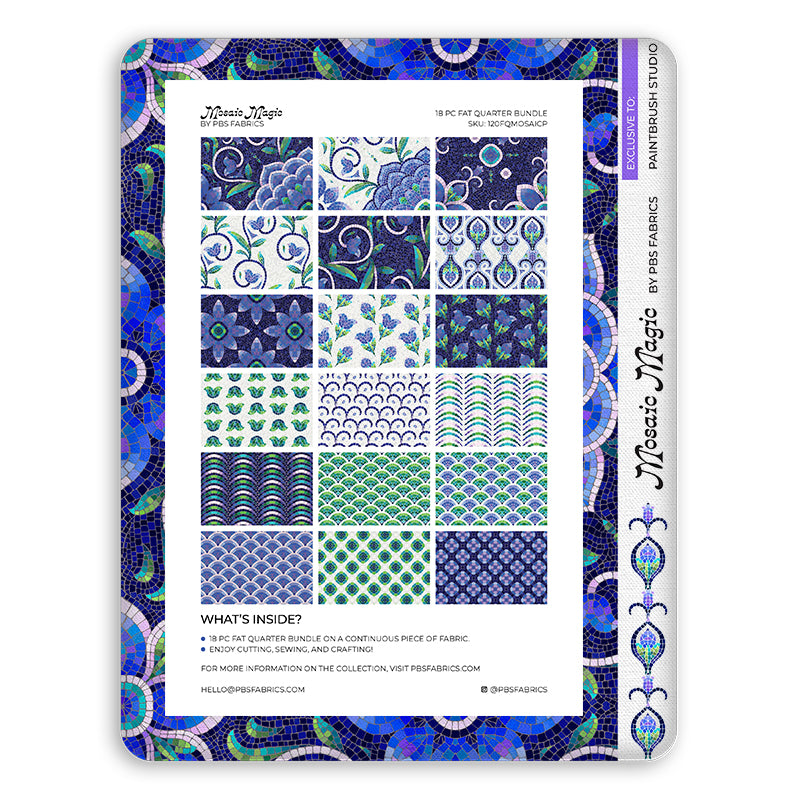 Mosaic Magic - Flat Fat Stack 18 PC